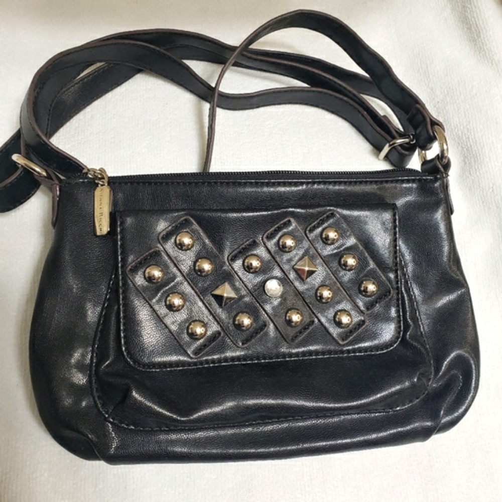 Sienna Ricchi Metal Studded Black Bag